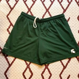 Nike Michigan State University Athletic Shorts, Size L, Go Green!